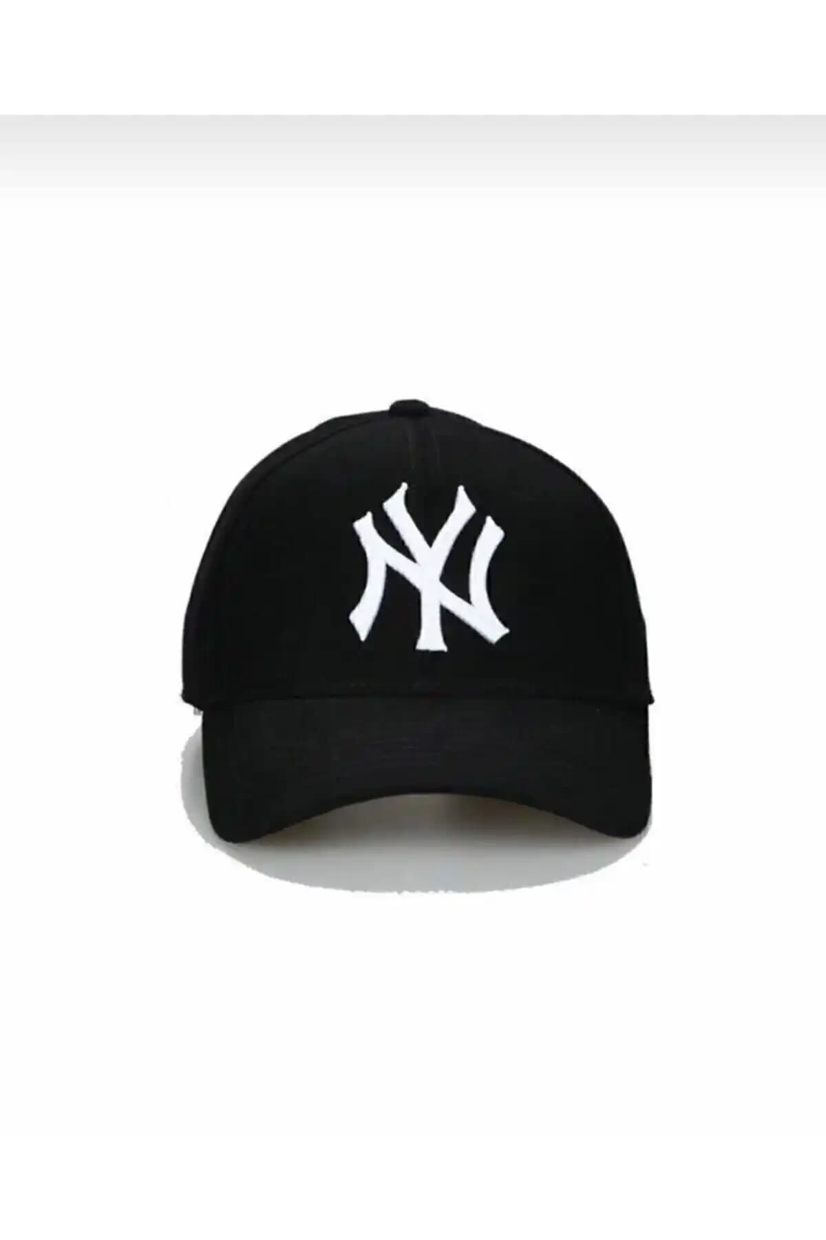 Suyutti Kostan Unisex Siyah NY New York Şapka Modern Tasarım ve Dayanıklı Malzeme ile