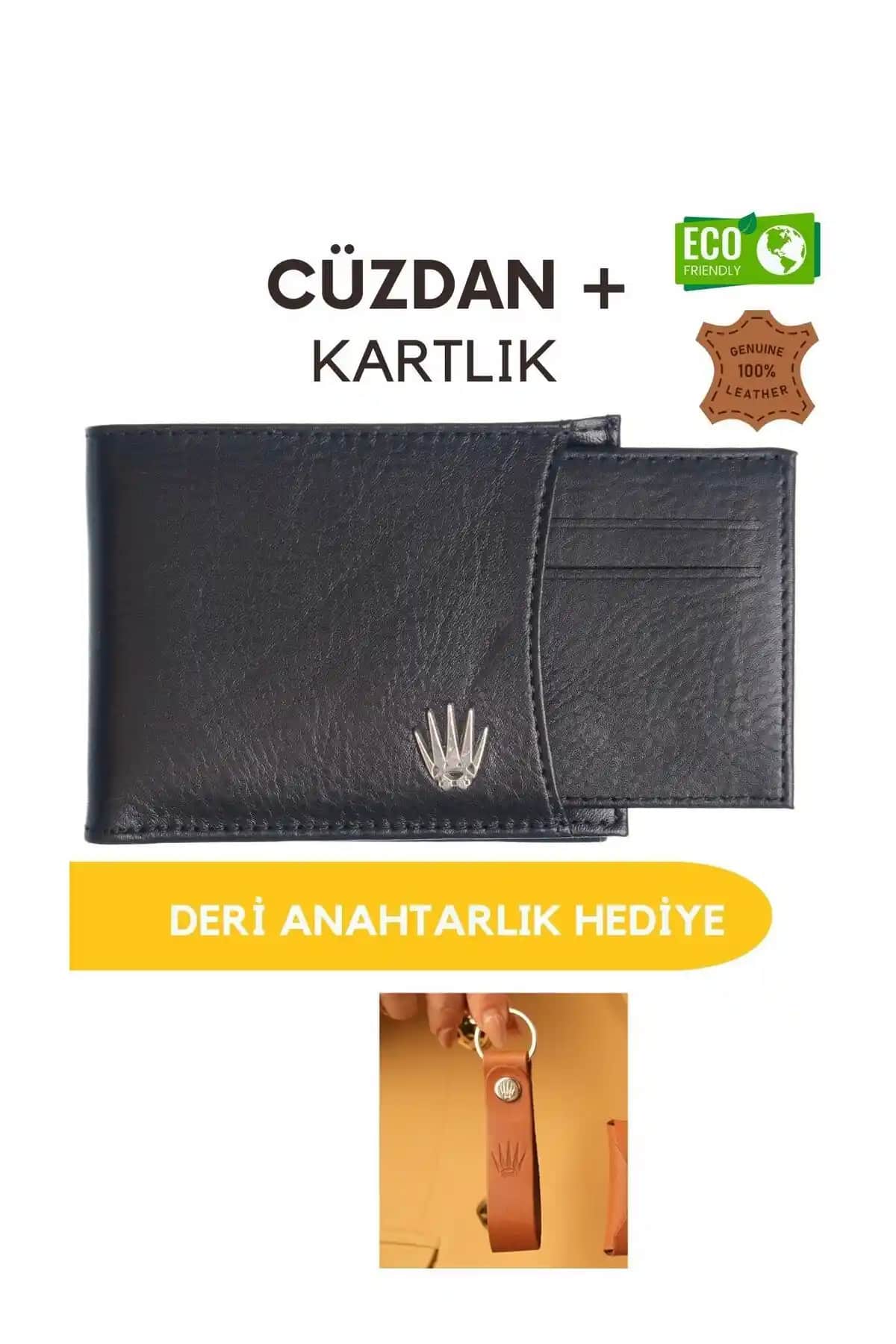 Swan Siyah Hakiki Deri Cüzdan: Şıklık ve Fonksiyonellik Bir Arada