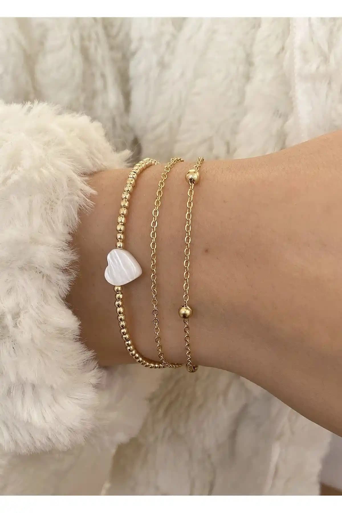 Takıtarzım Sedef Kalp Doreli Kombin Gold Bileklik İncelikleri ve Kullanım Tavsiyeleri