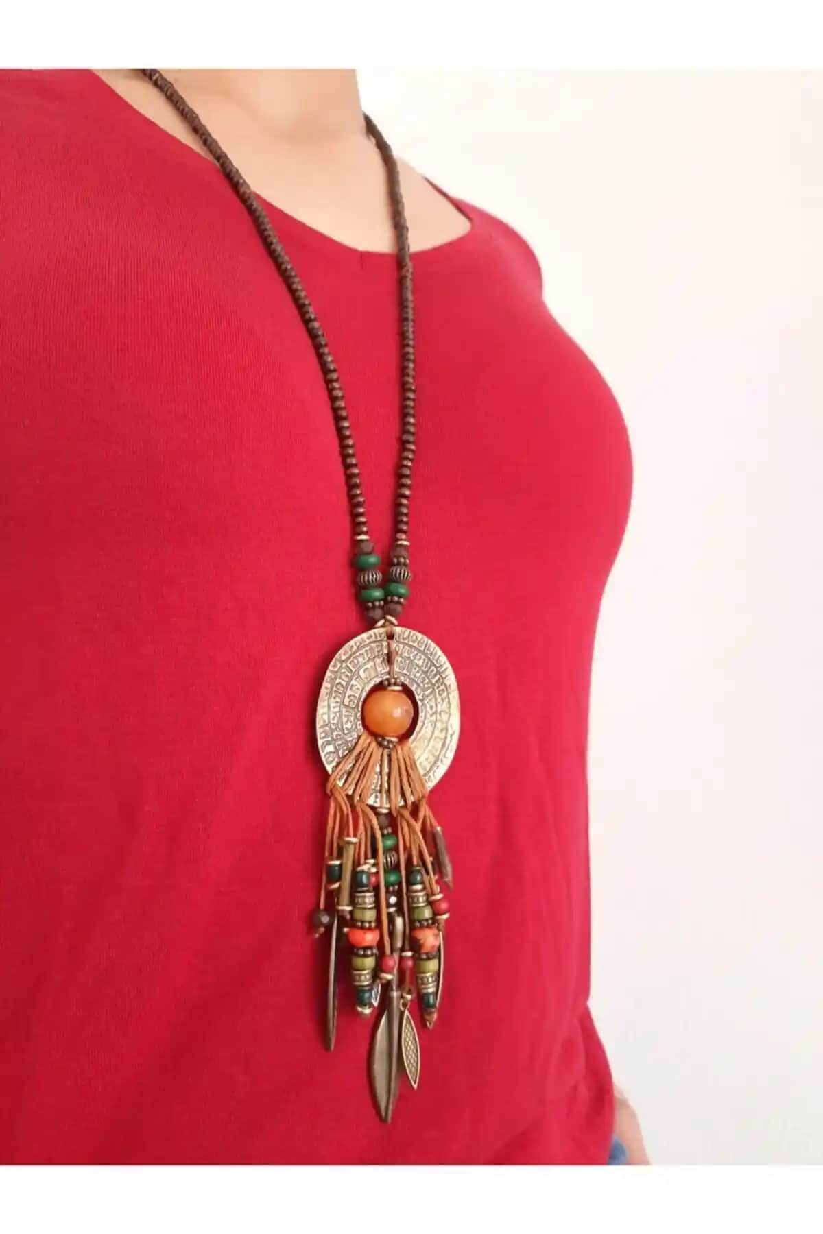 Takitokaciniz Otantik Kazak Üstü Uzun Kolye Şıklık ve Zarafetin Modern Yansıması