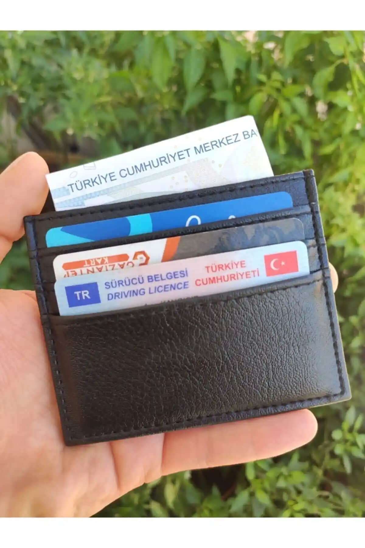 The East Polo Club Siyah Suni Deri Unisex Cüzdan Kartlık Günlük Kullanım İçin Şık ve Dayanıklı