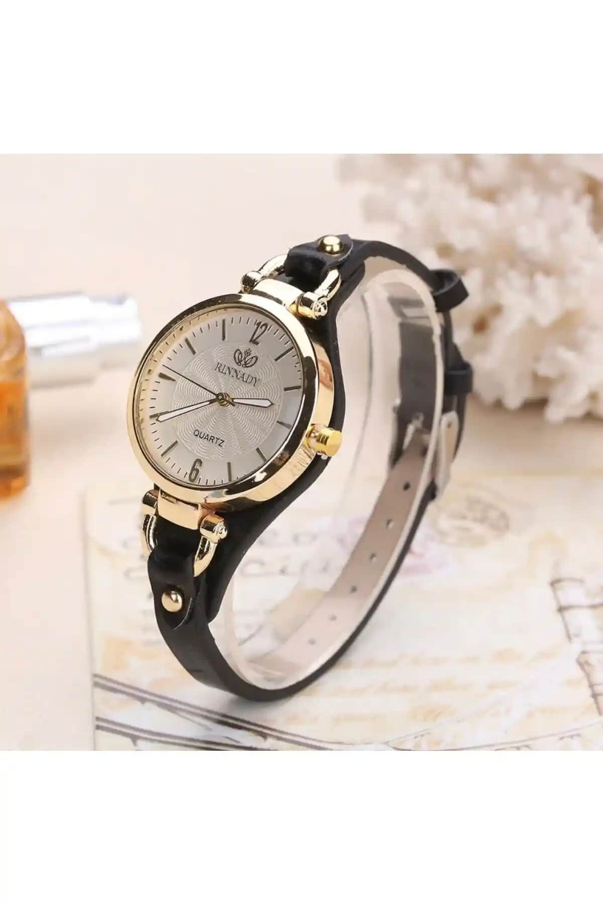 Toz Vintage Gyrox Siyah Yuvarlak Retro Saat: Estetik ve Şıklığın Buluşması