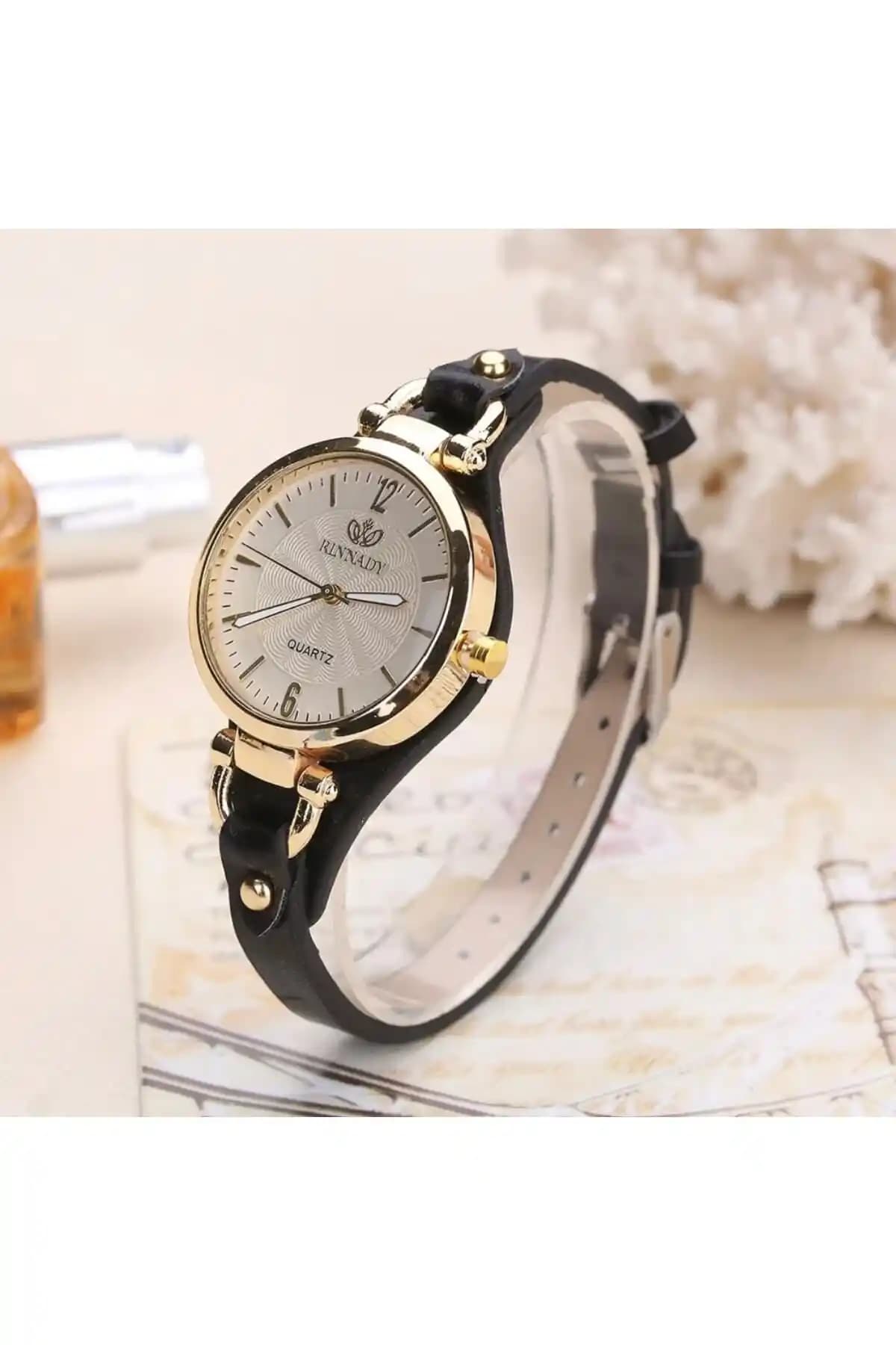 Toz Vintage Gyrox Siyah Yuvarlak Retro Saat: Estetik ve Şıklığın Buluşması