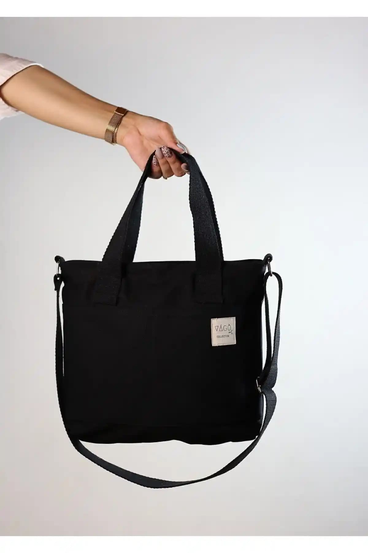 VAGO COLLECTION Günlük Kullanıma Uygun College Style Tote Çanta İncelikleri ve Özellikleri