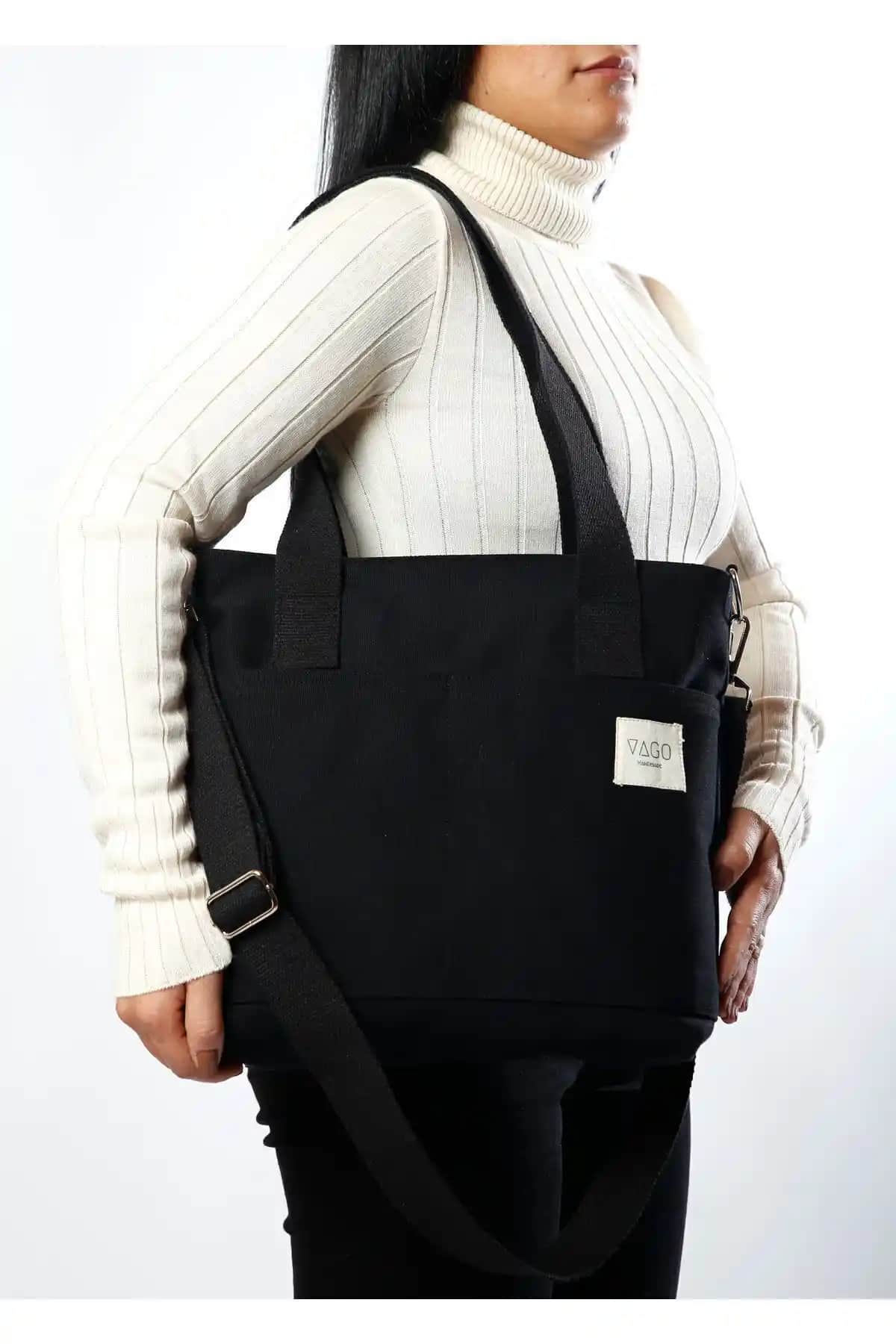 VAGO COLLECTION Kanvas Kolej Çanta: Şık, Dayanıklı ve Sürdürülebilir Günlük Çanta