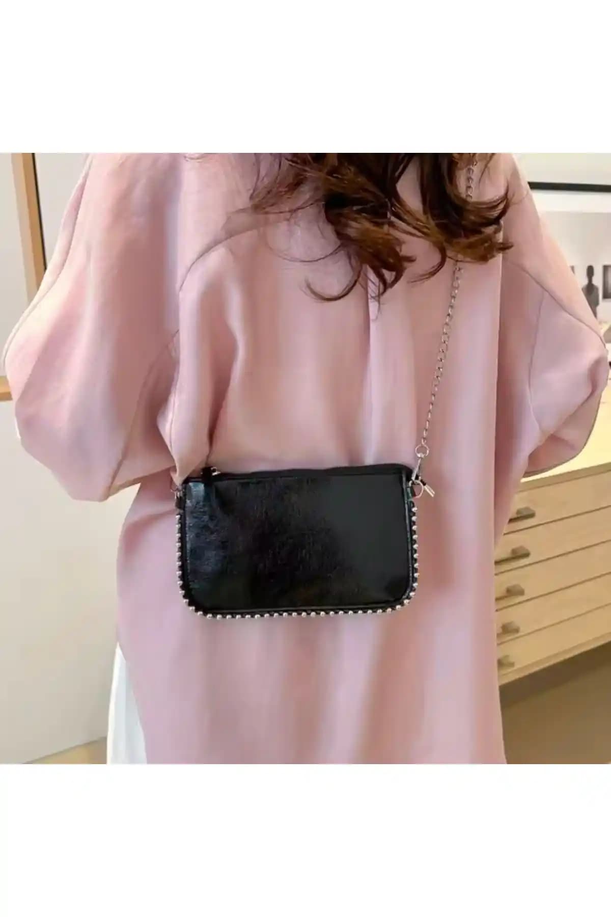 Vagues Mini Boncuklu Çanta: Şık ve Pratik Günlük Kullanım İçin Uygun Tasarım