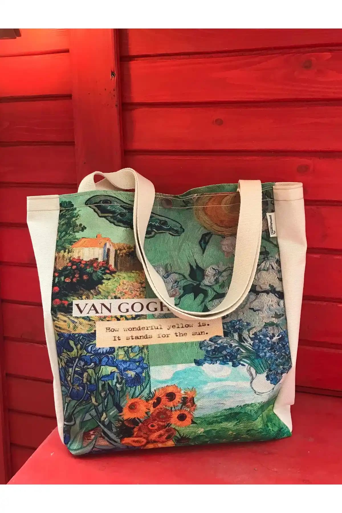 Van Gogh Kanvas Çanta: Şık ve Dayanıklı Pamuklu Günlük Kullanım Çantası