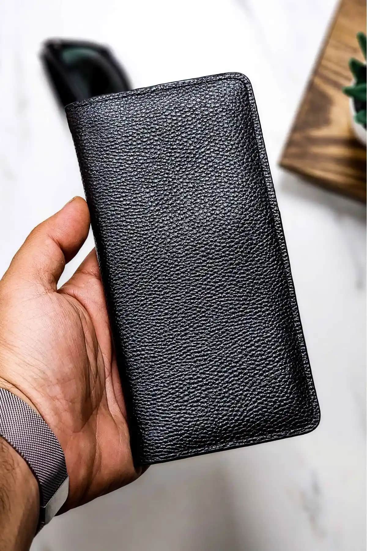 VANİLLA COLLECTİON Telefon Bölmeli Deri Cüzdan Portföy Kartlık Günlük Kullanım