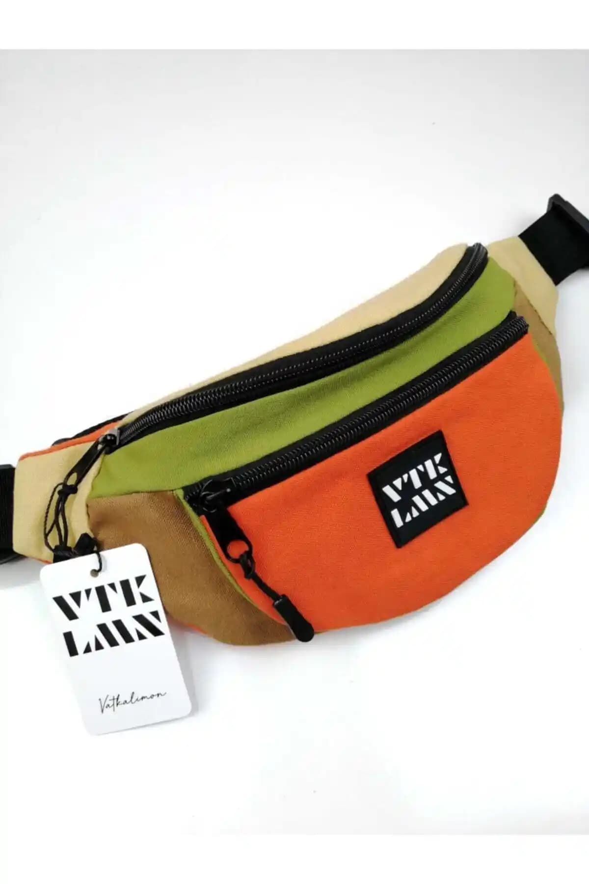 Vatkalimon Unisex Renkli Omuz ve Bel Çantası Günlük Şıklık ve Fonksiyonellik Sunar