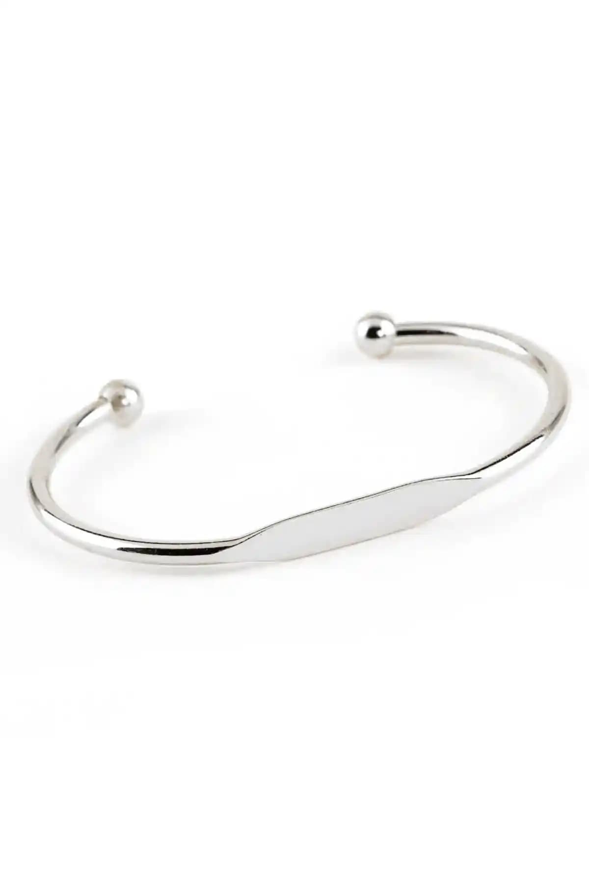 X-Lady Accessories Gümüş Renk Minimalist Baskısız Kelepçe Bileklik Ürün İncelemesi