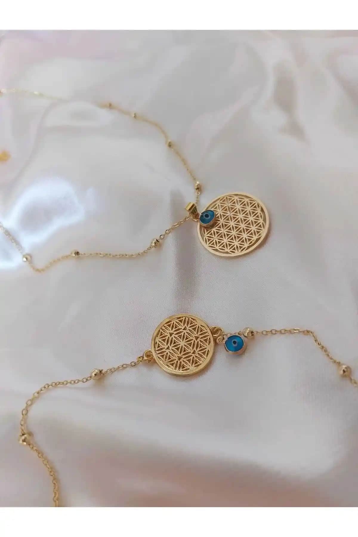 Yaşam Ağacı Nazar Künye ve Kolye Seti: Şıklık ve Anlam Bir Arada Türkiye Menşei