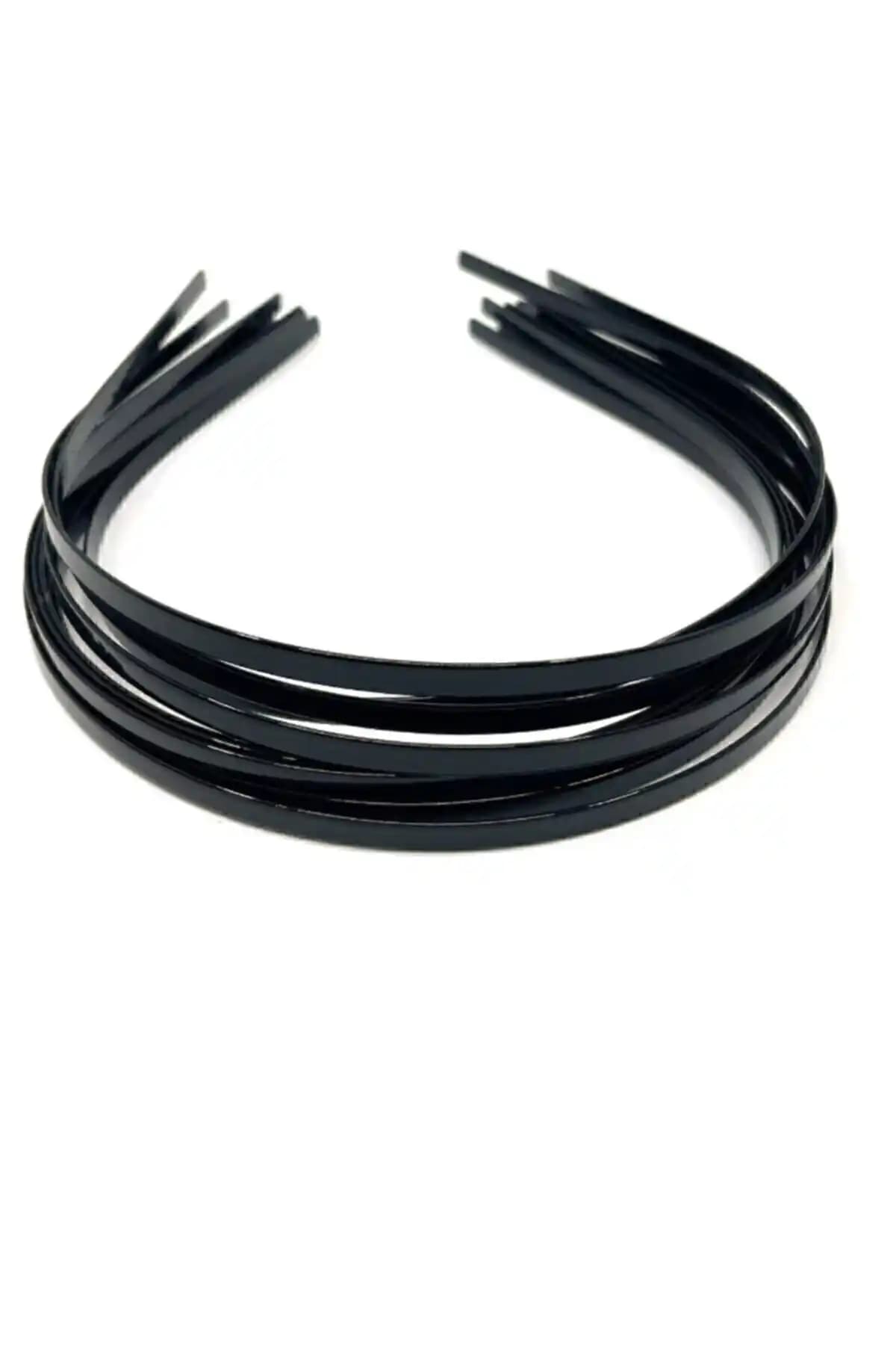 Ycldantel Siyah Metal Tel Taç 5mm Şık ve Dayanıklı Saç Aksesuarı for Günlük Kullanım