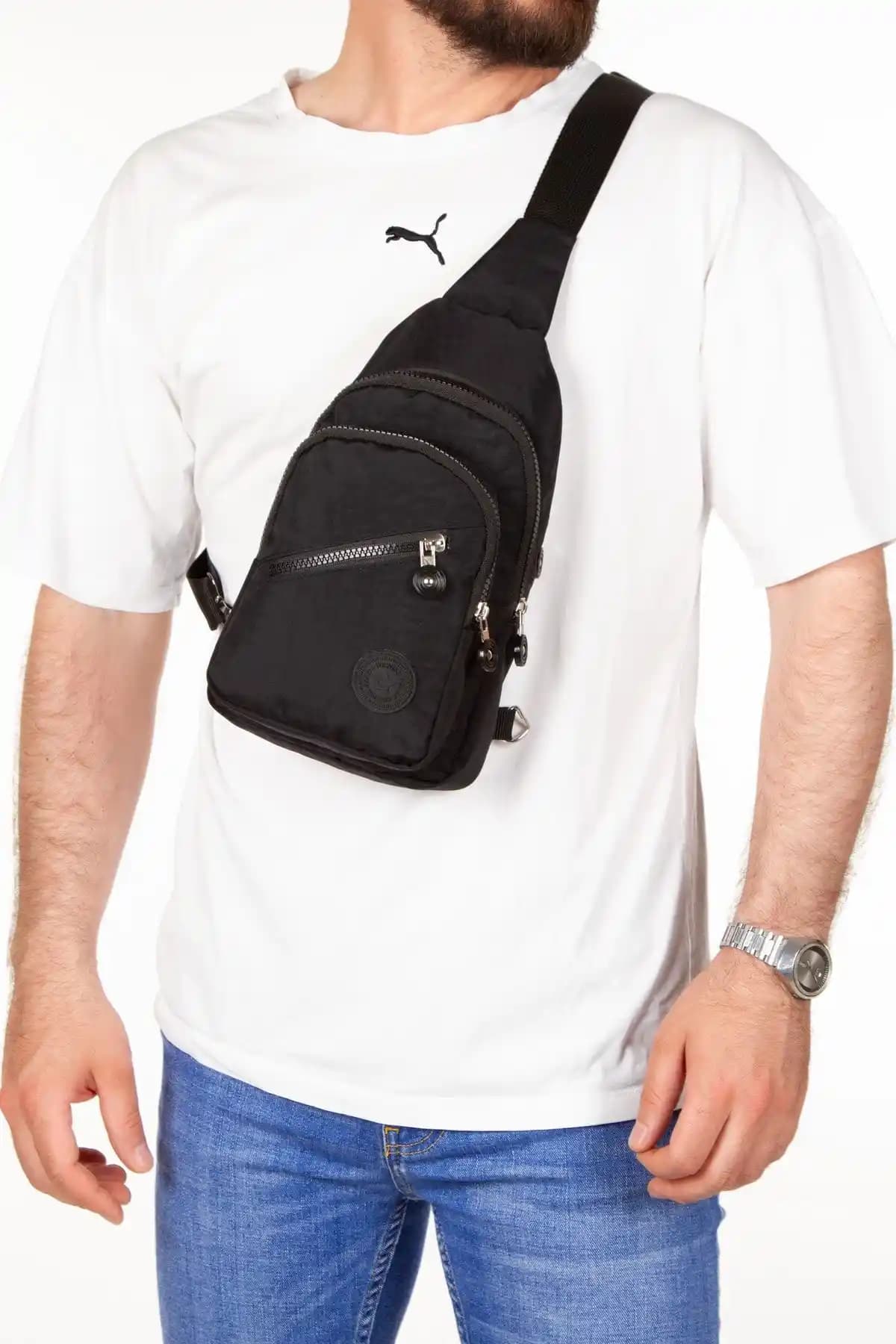 Yeni Nesil Unisex Siyah Krinkıl Çapraz Askılı Omuz Çantası Özellikleri ve Kullanım Avantajları