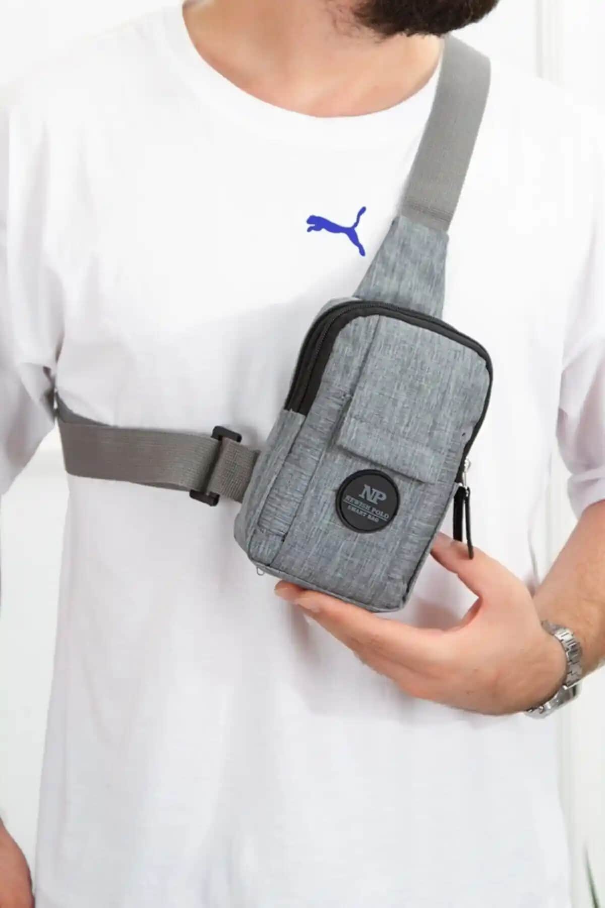 Yeni Trend: Dayanıklı Keten Çapraz Telefon Bölmeli Modern Günlük Çanta