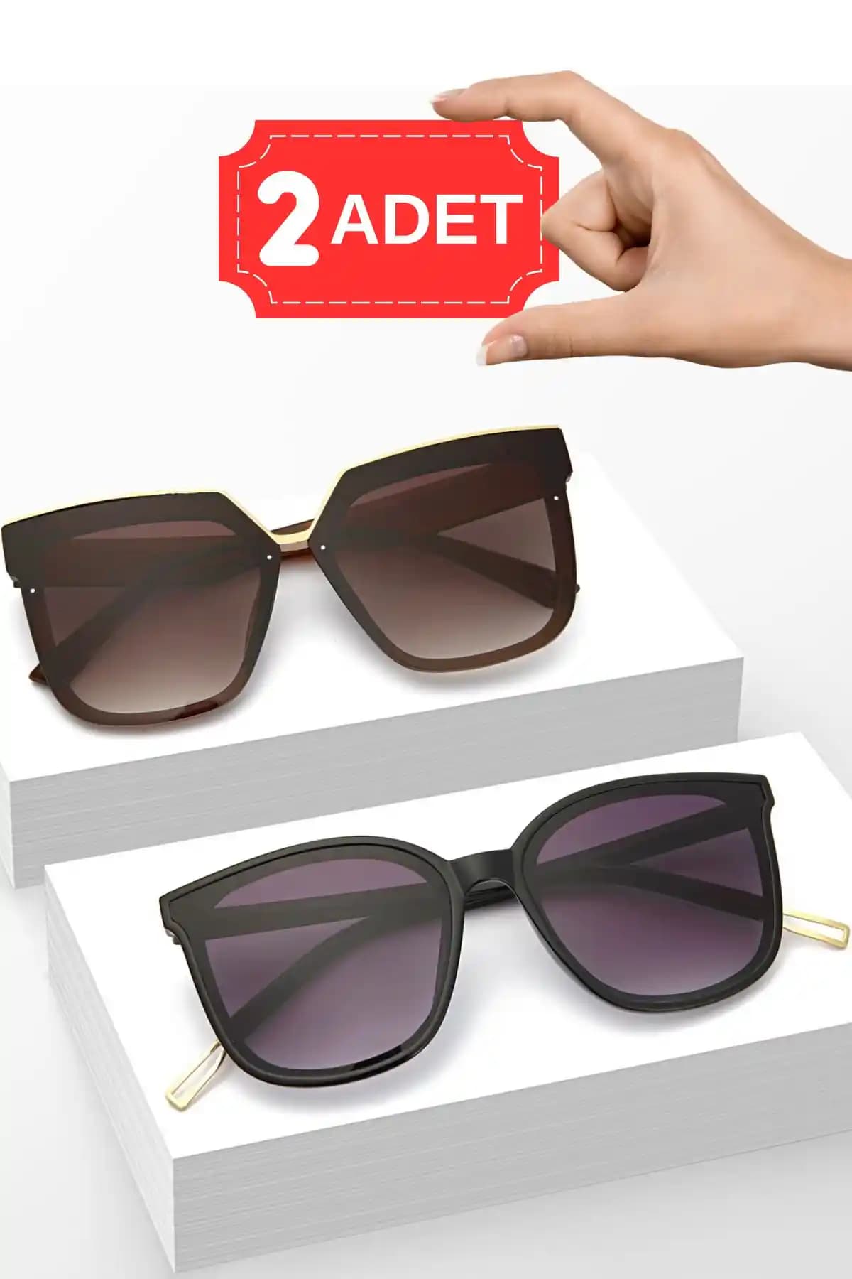 Zzla Marka Siyah Kan Güneş Gözlüğü Modaya Uygun ve Yüksek Koruma Sağlayan Tasarım