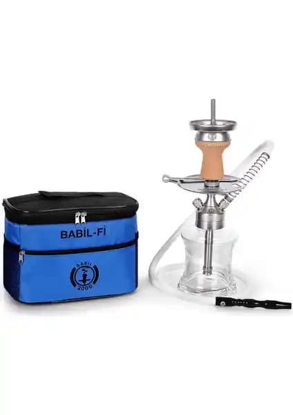 Babil Fi Çelik Cantalı Taşınabilir Nargile Takımı Modern Tasarım ve Dayanıklılık Özellikleriyle