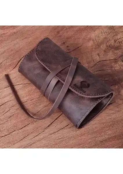 Bouscrab Hakiki Deri Tütün Kesesi Şık ve Fonksiyonel Saklama Çözümü