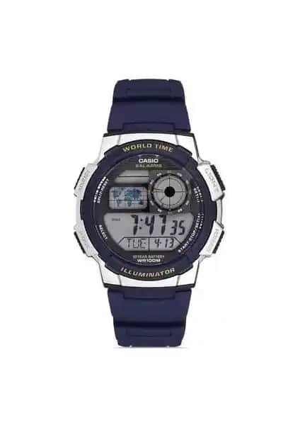 Casio AE-1000W-2AVDF Erkek Dijital Kol Saati: Çok Fonksiyonlu, Şık ve Hafif Tasarım