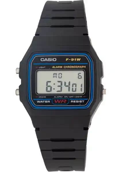 Casio F91 Dijital Saat: Modern Tasarım ve Dayanıklılık Sunan Günlük Kullanım Modeli
