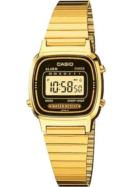 Casio LA670WGA-1DF Kadın Kol Saati: Modern Tasarım ve Çok Fonksiyonlu Kullanım