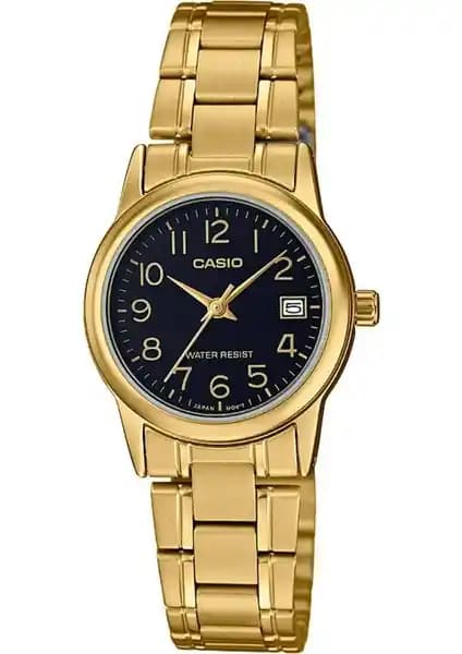 Casio LTP-V002G-1BUDF Kadın Şık Minimal Altın Renkli Kol Saati