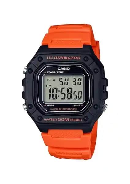 Casio W-218H-4B2VDF Erkek Dijital Spor ve Günlük Kullanım Saatleri