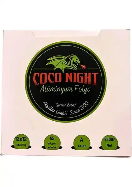 Coco Night 45 Mikron Alüminyum Nargile Folyosu Kalite ve Dayanıklılık Sunar