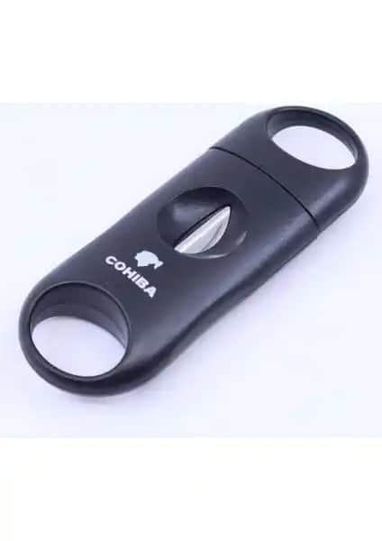 Cohiba V-Cut Siyah Puro Makası: Şık ve Kullanışlı Puro Kesim Aksesuarı