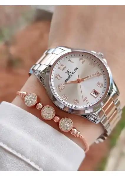 Daniel Klein DKE.1.10267-6 Kadın Bileklik ve Kan Kol Saati: Estetik ve Fonksiyonellik Bir Arada