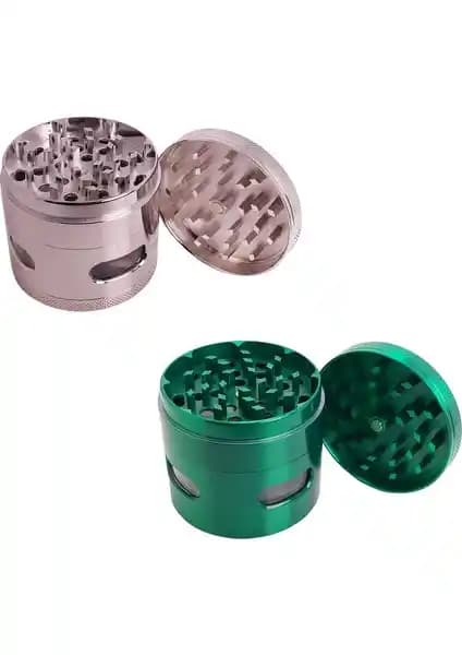 Falconetti Pencereli 63 mm. Herbal Grinder: Dayanıklı ve Kontrollü Bitki Öğütücü
