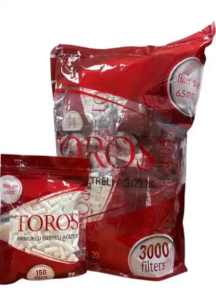 Han Tobacco Toros 6.5 mm Pamuklu Filtre Zıvana Ürünü ile Sigara İçim Konforunu Artırın
