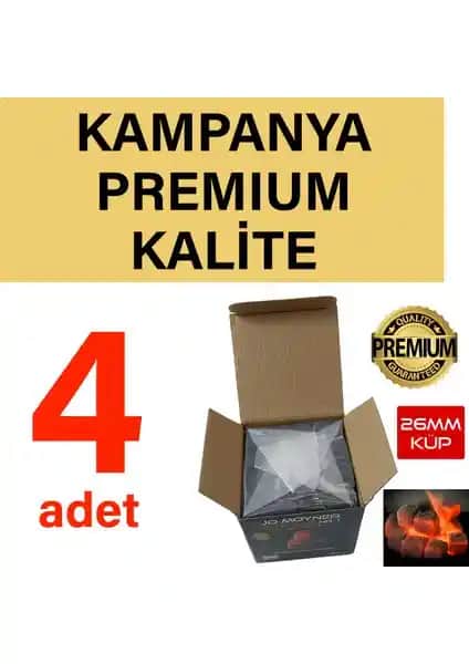 Hindistan Cevizi Kabuğundan Üretilen Jo Moyner Nargile Kömürü - Doğal ve Uzun Süreli Yanma Özelliği