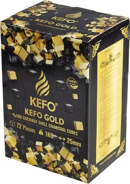 Kefo Gold Hindistan Cevizi Kömürü: Doğal ve Sürdürülebilir Nargile Kömürü Ürünü