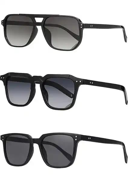 Kinary Unisex Güneş Gözlüğü 3'lü Set ile Şıklık ve Fonksiyonellik Bir Arada