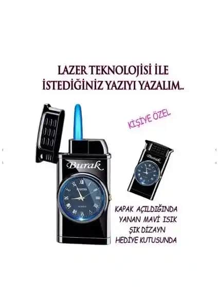 Kişiye Özel Işıklı Saatli Laser İsim Baskılı Çakmak Ürün Özellikleri ve Kullanım Avantajları