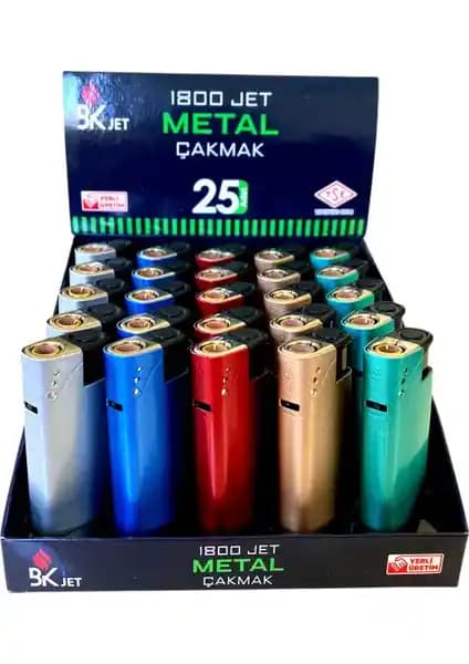 Koko Metal Turbo Jet Çakmak: Güçlü Alev ve Dayanıklılık Sunan Pratik Çakmak Modeli