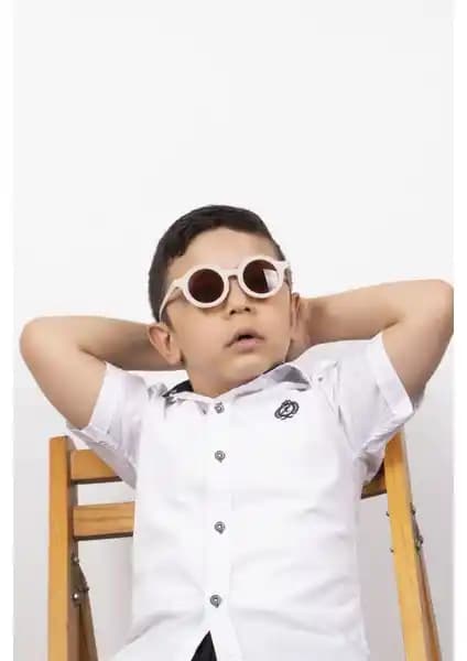 ModaLucci Çocuk Güneş Gözlüğü Pembe Şeffaf UV Koruma ve Dayanıklılık Özellikleri