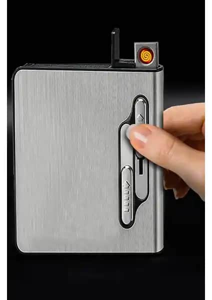 Modern ve Kalıcı Kişiselleştirilebilir Elektronik Çakmak ve Tabaka Hediye Tasarımı