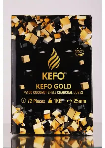 MT Kefo Gold Nargile Kömürü: Uzun Süreli ve Doğal Nargile Deneyimi Sunar