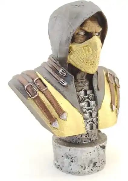 Polyester Scorpion Büst Büyük Boy Takı: Güç ve Estetiği Yansıtan Modern Aksesuar