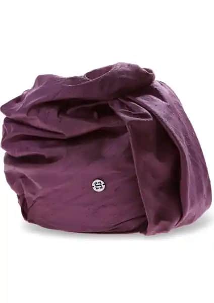 Sibi Hats Madame Sahara Mor İpek Türban: Şıklık ve Konforu Bir Arada Sunar