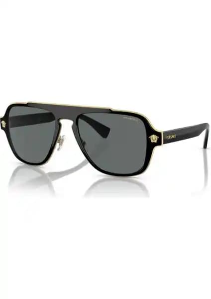 Versace Erkek Güneş Gözlüğü 0VE2199 100281 56 Şıklık ve Koruma Bir Arada