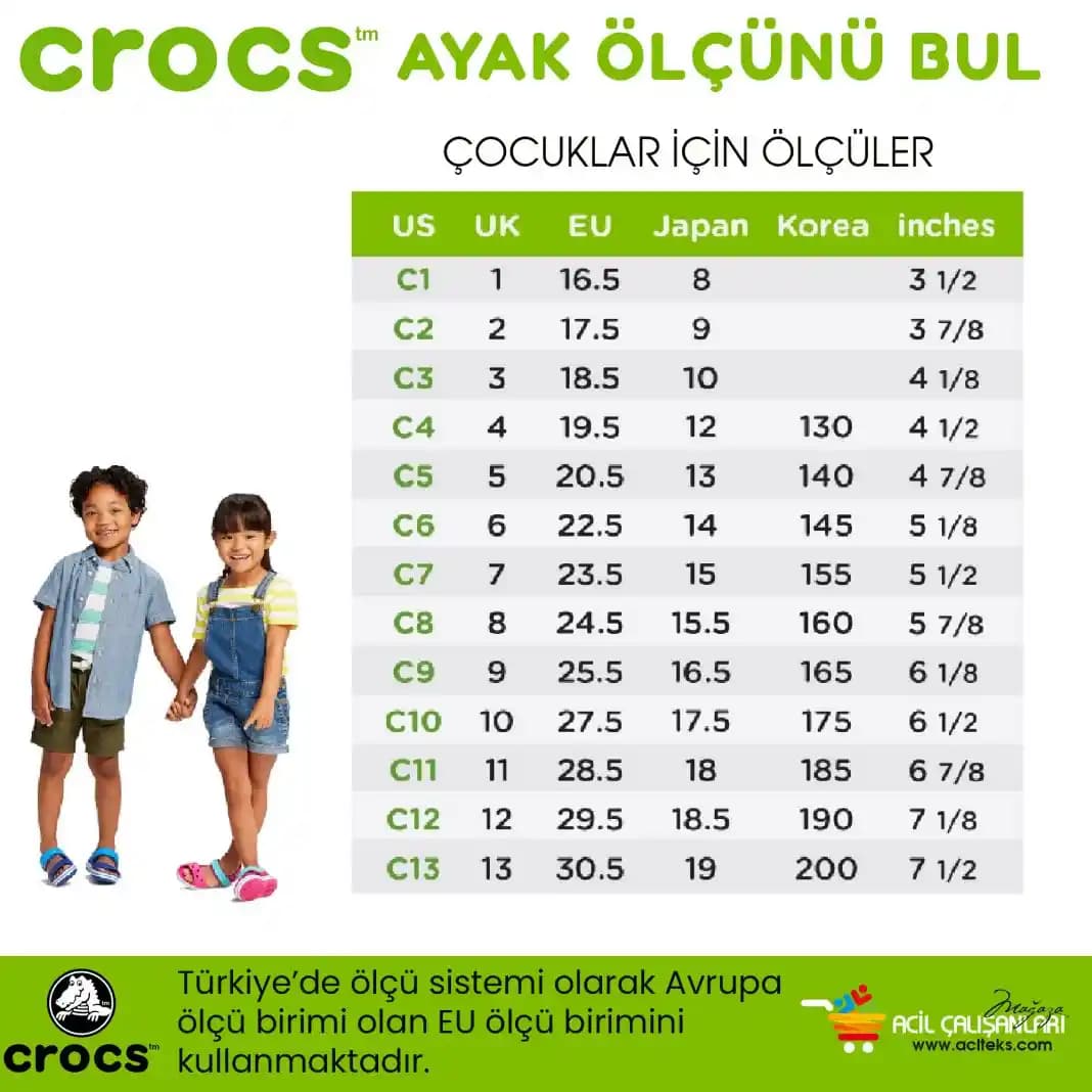 Crocs Bebek Terlik Numaraları ve Özellikleri: Doğru Seçim İçin Rehber
