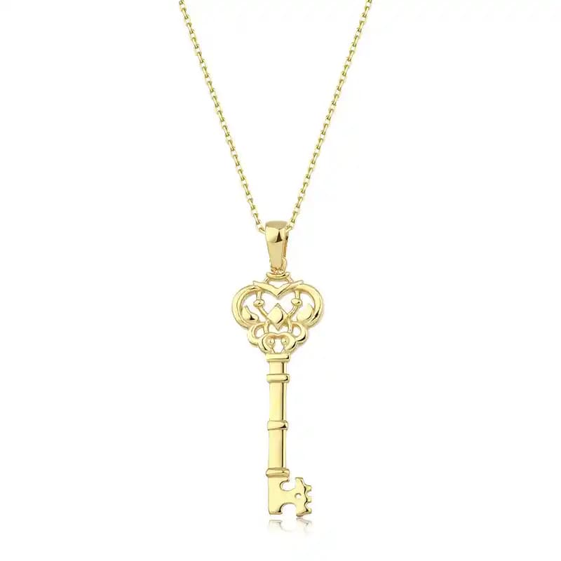 Altın Anahtar Kolye: Sembolik Anlamıyla Şıklığın ve Tarzın Buluşması