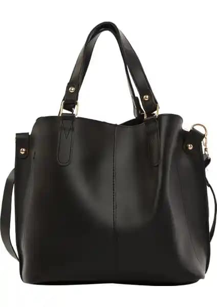 Bagmori Siyah Üç Bölmeli Çanta ile Mercan Store Büyük Boy Çanta Karşılaştırması