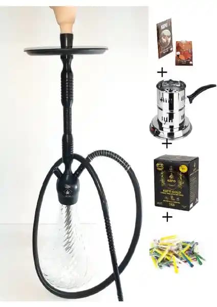 Akarsu Deluxe Koya Kilitli Nargile Takımı: Modern ve Dayanıklı Nargile Deneyimi