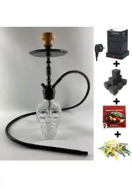 Akarsu Küçük Kurukafa Masaüstü Nargile Takımı: Estetik ve Fonksiyonellik Bir Arada