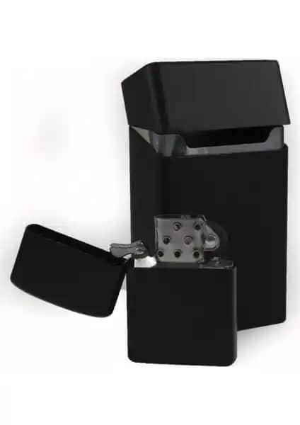 Als Tobacco Çakmak ve Sigara Kutusu Seti Modern Tasarım ve Kullanışlılık Sunar