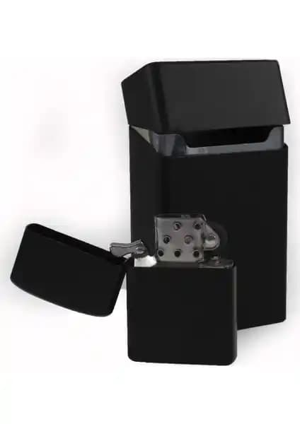 Als Tobacco Çakmak ve Sigara Kutusu Seti Modern Tasarım ve Kullanışlılık Sunar