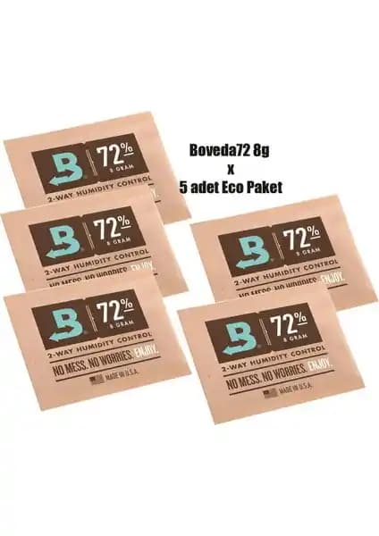 Bek Tobacco Boveda 72 8G Humidor Puro Kutusu Nemlendiricisi ile Puro Saklama ve Tazelik Sağlama